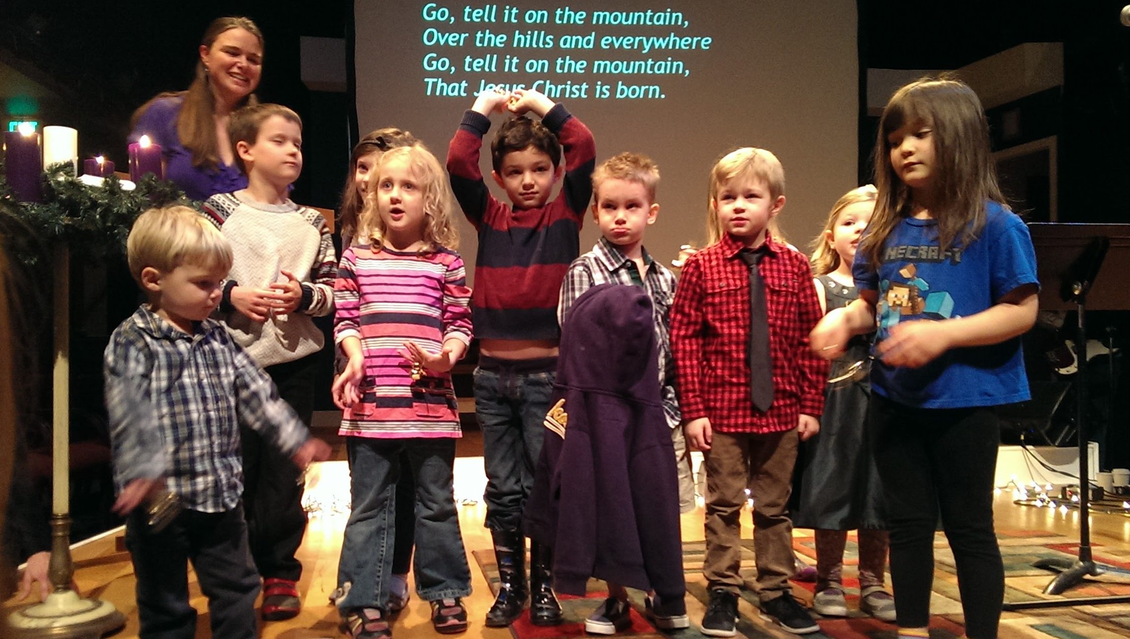 kids singing